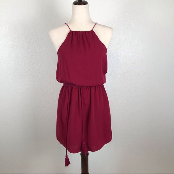 Jack by BB Dakota garnet tassel mini dress XS - Picture 1 of 12